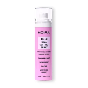 16HR Seal Setting Spray MOIRA fijador de maquillaje de larga duración