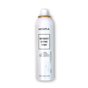 Microdot Setting Spray MOIRA fijador de maquillaje con microbruma ultrafina y acabado duradero