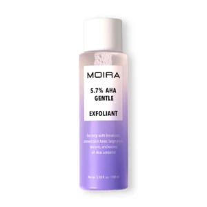 MOIRA 5.7% AHA Gentle Exfoliant exfoliante facial líquido para mejorar textura y luminosidad