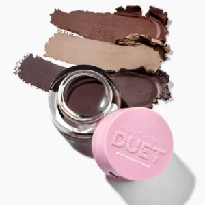 Duet Sombra para Cejas y Pomada Beauty Creations con polvo doble tono y pomada resistente al agua