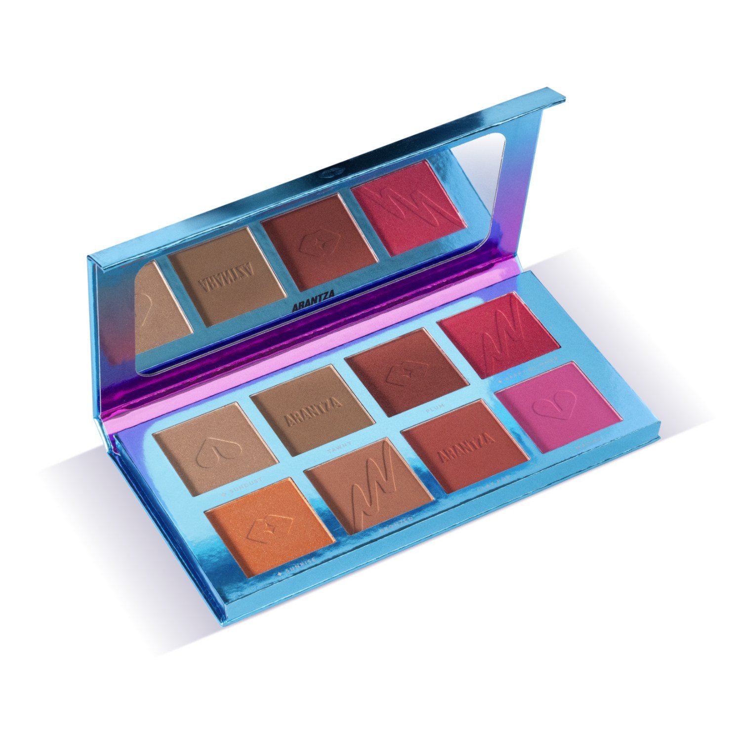 Sunset Blush paleta de rubores de alta pigmentación para maquillaje glow