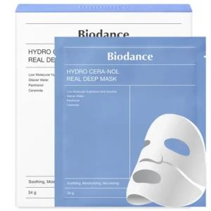 Mascarilla Biodance Hydro Cera-Nol Real Deep Mask de hidrogel con ceramidas, pantenol y ácido hialurónico