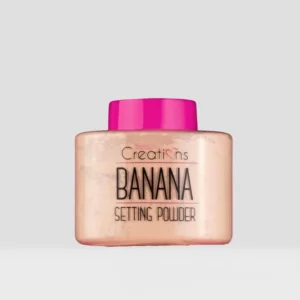 Setting Powder Banana Beauty Creations polvo fijador banana con acabado mate y efecto iluminador