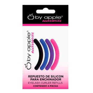 Repuestos de silicón para enchinador By Apple Accessories bolsa con 4 piezas de medida estándar