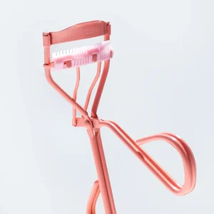 DAPOP Lash Curler Matte enchinador de pestañas profesional con goma de repuesto y cepillo separador
