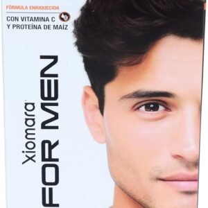 Xiomara For Men Tinte en Shampoo Castaño Oscuro sin amoniaco con vitamina C para cubrir canas