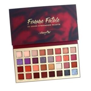 MC Beauty Femme Fatale paleta de sombras para ojos con tonos mate, satinados y brillantes de alta pigmentación