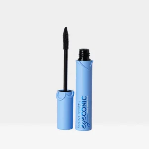 Máscara de pestañas Eyeconic Lift and Curl de Beauty Creations a prueba de agua con cepillo de silicona