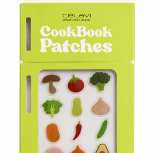 Celavi CookBook Hydrocolloid Patches 36 parches para acné con diseños de frutas y verduras