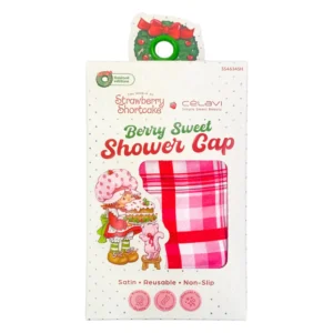 MyCélavi Strawberry Shortcake Berry Sweet Shower Cap gorro de baño impermeable con diseño de Rosita Fresita