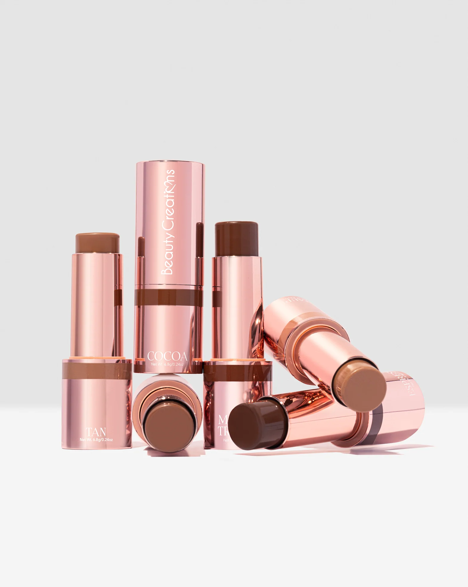 Beauty Creations Flawless Stay Contour Stick contorno facial en barra con fórmula cremosa y acabado mate