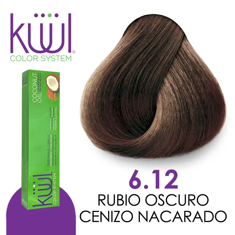 Küül Color System K8.66 Rubio Claro Rojo Vivo tinte permanente profesional con cobertura total de canas