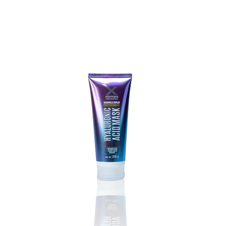Xiomara Mascarilla Ácido Hialurónico con aceite de jojoba y Omega 9 para hidratar, reparar y controlar el frizz