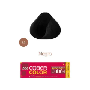 Xiomara CoberColor 1.0 Negro tinte permanente en crema con cobertura total de canas y brillo profesional
