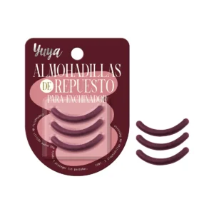 YUYA Repuestos para Enchinador con 3 almohadillas de silicón disponibles en Borgoña y Verde