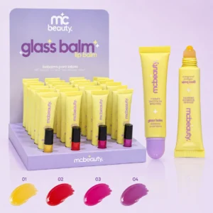 MC Beauty Glass Balm Lip Balm bálsamo hidratante para labios en 4 tonos