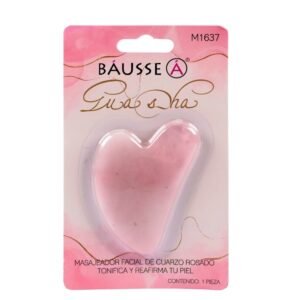 BÁUSSE Gua Sha de Cuarzo para Masaje Facial M1637