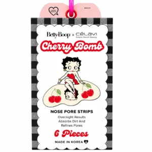 CELAVI Betty Boop Cherry Bomb Nose Pore Strips de 6 piezas