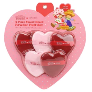 CÉLAVI Strawberry Shortcake set de 5 borlas de polvo reutilizables