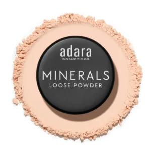 ADARA Minerals Loose Powder polvo fijador ultrafino en tonos rosado y durazno