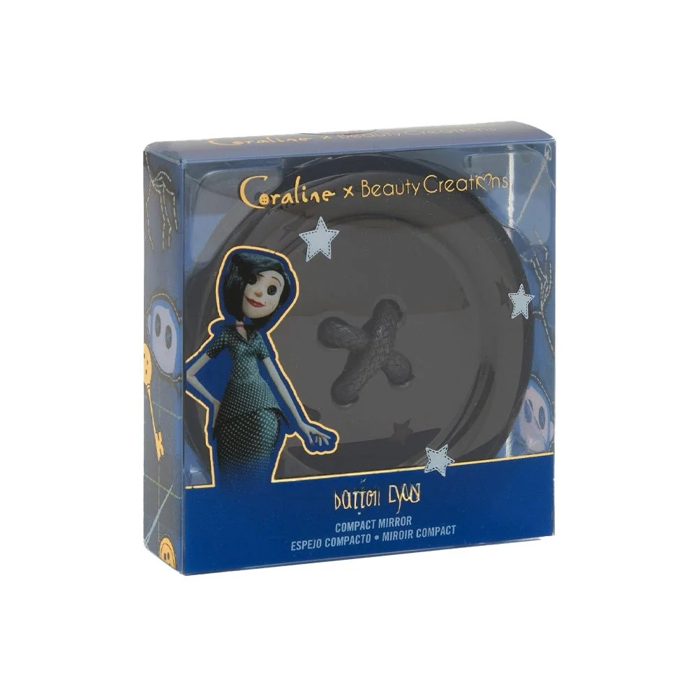 Coraline Button Eyes Espejo de Maquillaje
