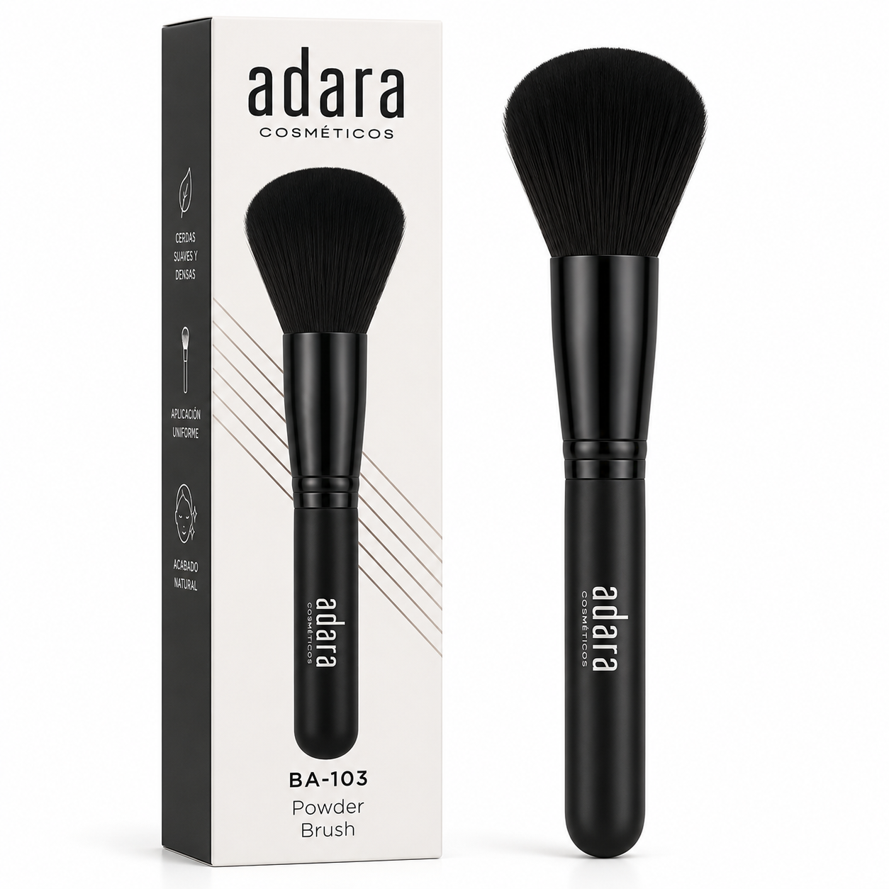 Adara Cosméticos Brocha para Polvo Cónica BA-172