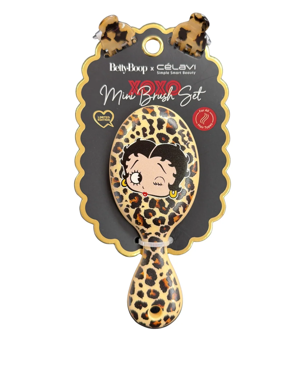 Célavi Betty Boop Mini Cepillo para Cabello