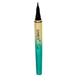 Saniye Hyper Liner Impact M297 delineador líquido negro tipo plumón con empaque dorado y turquesa.