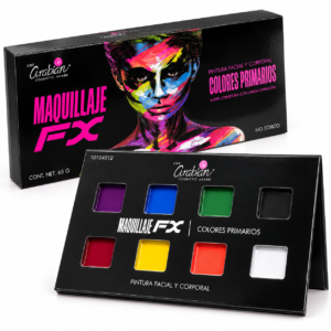 Arabian Cosmetic Maquillaje FX paleta de colores primarios 8 tonos