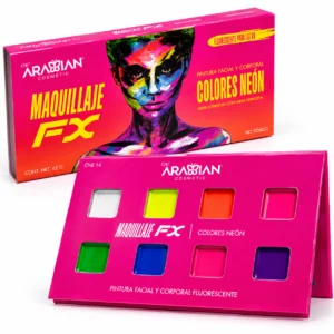 Arabin Cosmetic Maquillaje FX Pintura Facial y Corporal Colores Neón 65 g