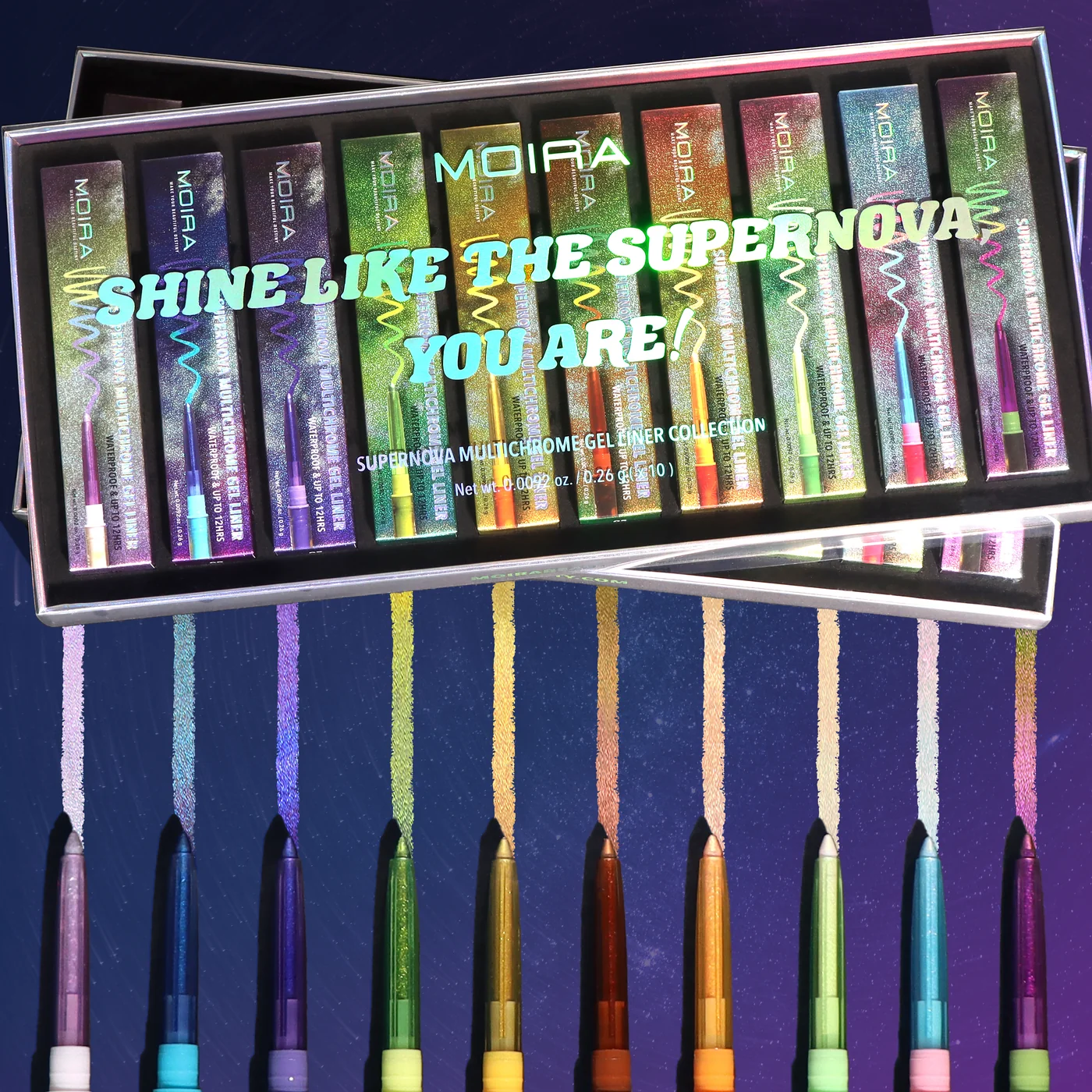 Moira - Supernova Multichrome Gel Liner Delineador en Gel - Imagen 3